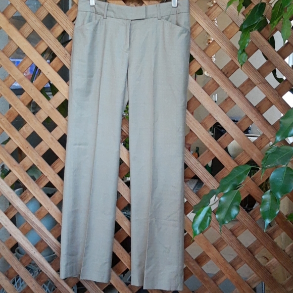 Anne Klein 2 Piece Tan Suit Jacket & Pants Size 4P - Picture 9 of 13